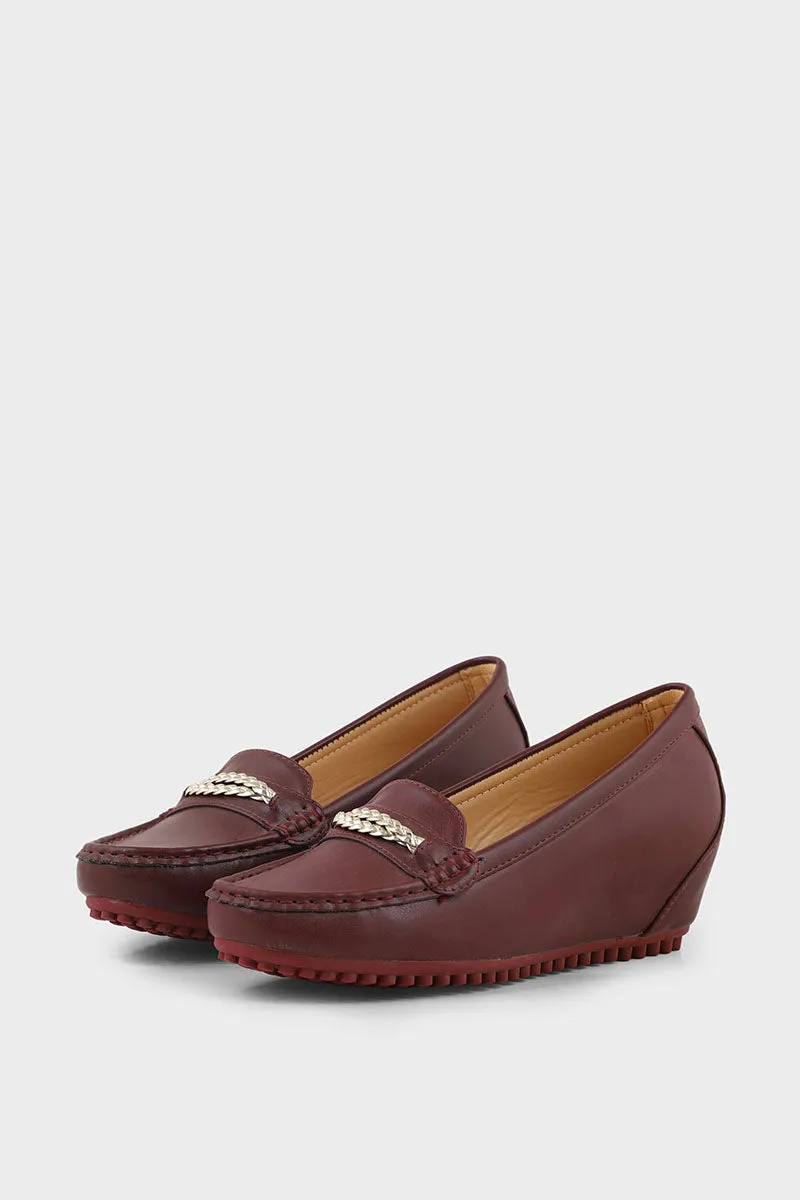 Formal Moccasin I60065-Maroon