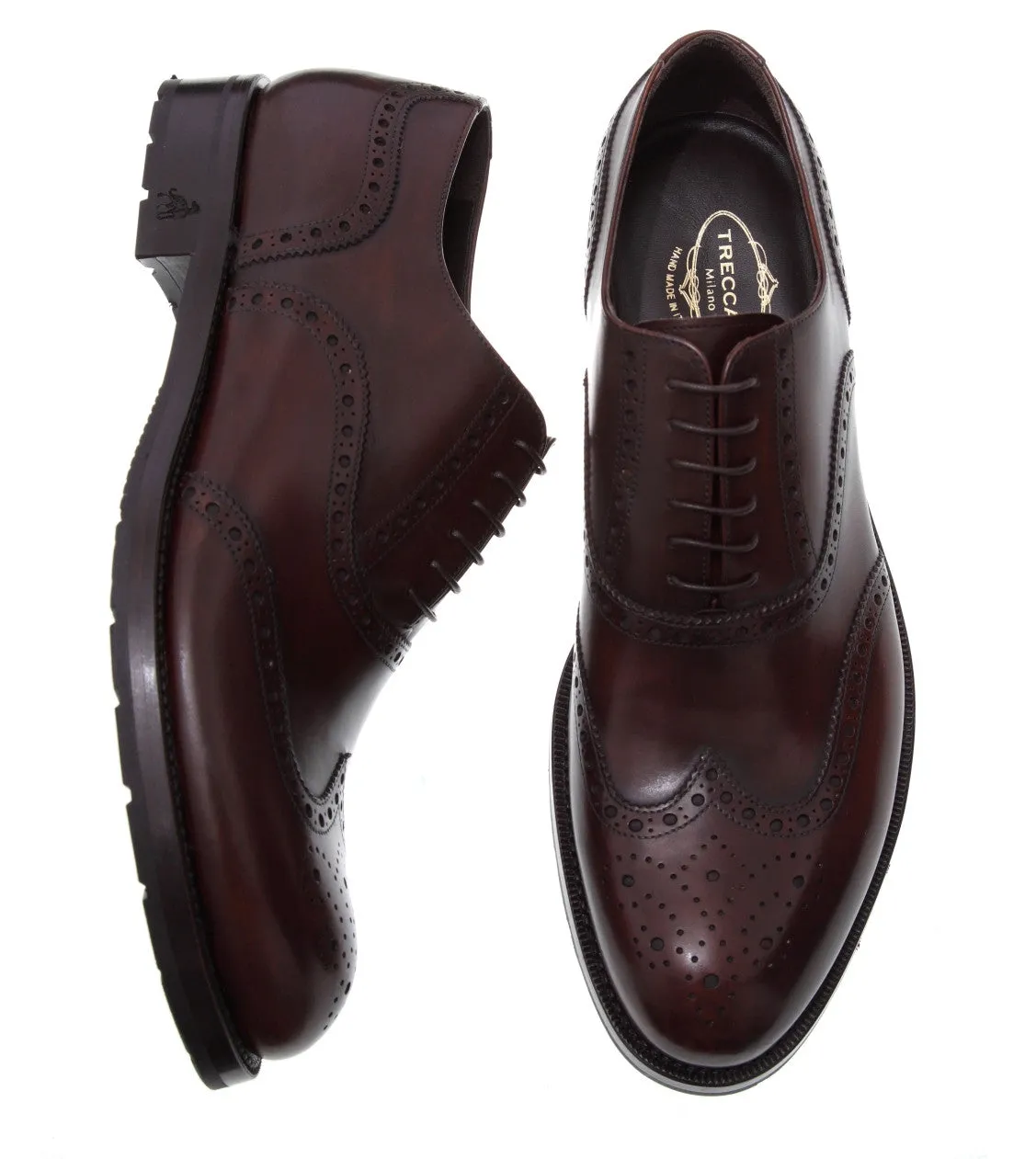 Franco Burgundy Betis Oxford Shoes