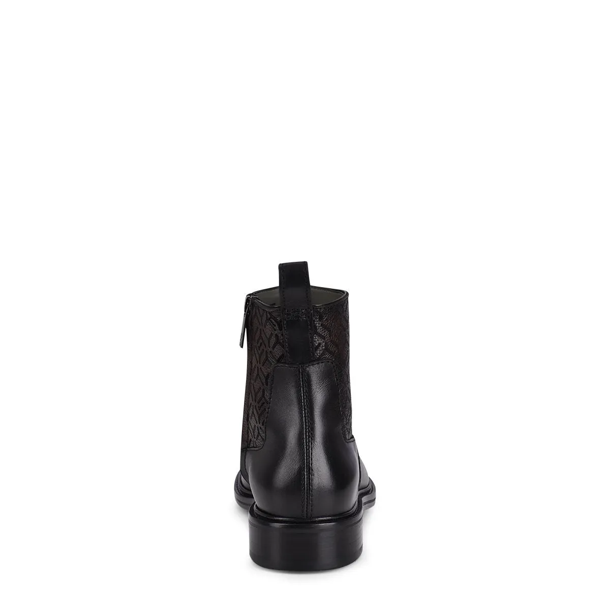 G89TSRS - Cuadra black dress fashion calfskin chelsea ankle boots for men