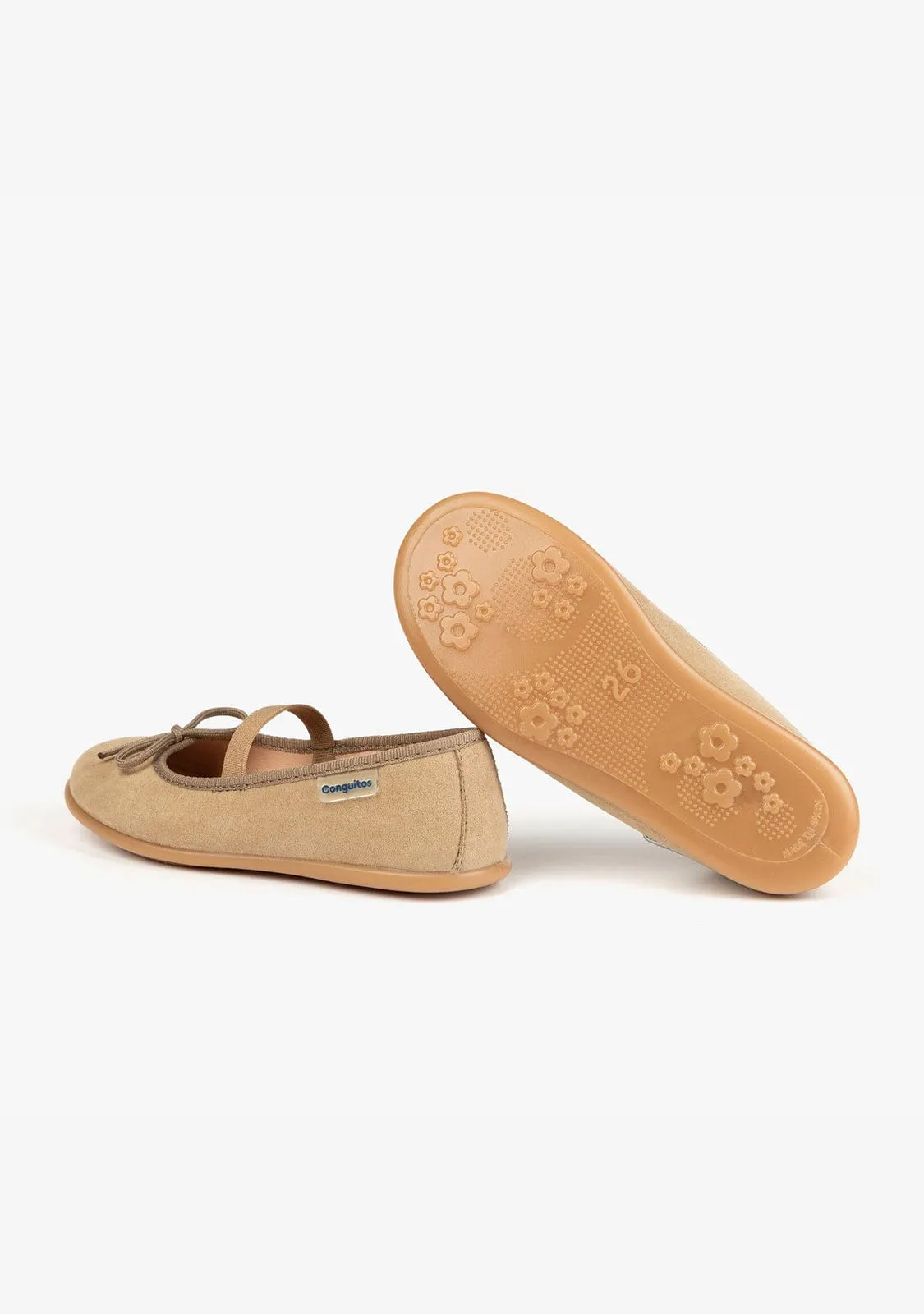 Girl’s Brown Basic Ballerinas