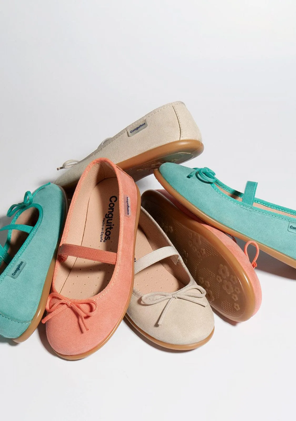 Girl’s Coral Basic Ballerinas