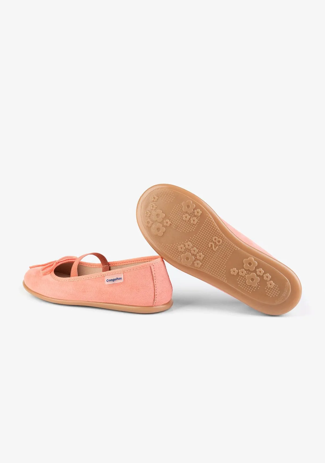 Girl’s Coral Basic Ballerinas