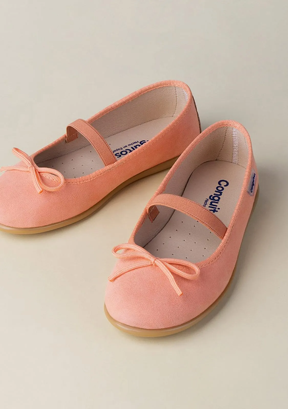 Girl’s Coral Basic Ballerinas