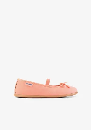 Girl’s Coral Basic Ballerinas