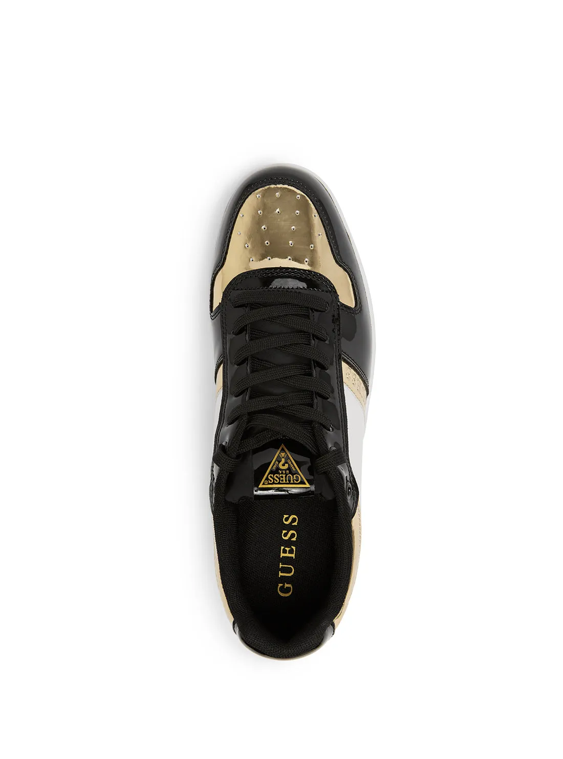 Gold Leazy Low Top Sneakers
