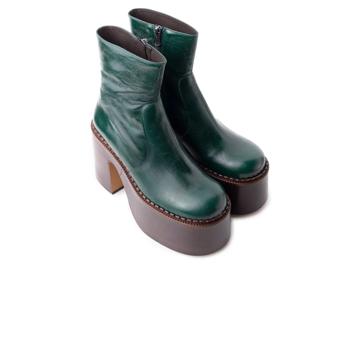 Gunner Green Leather