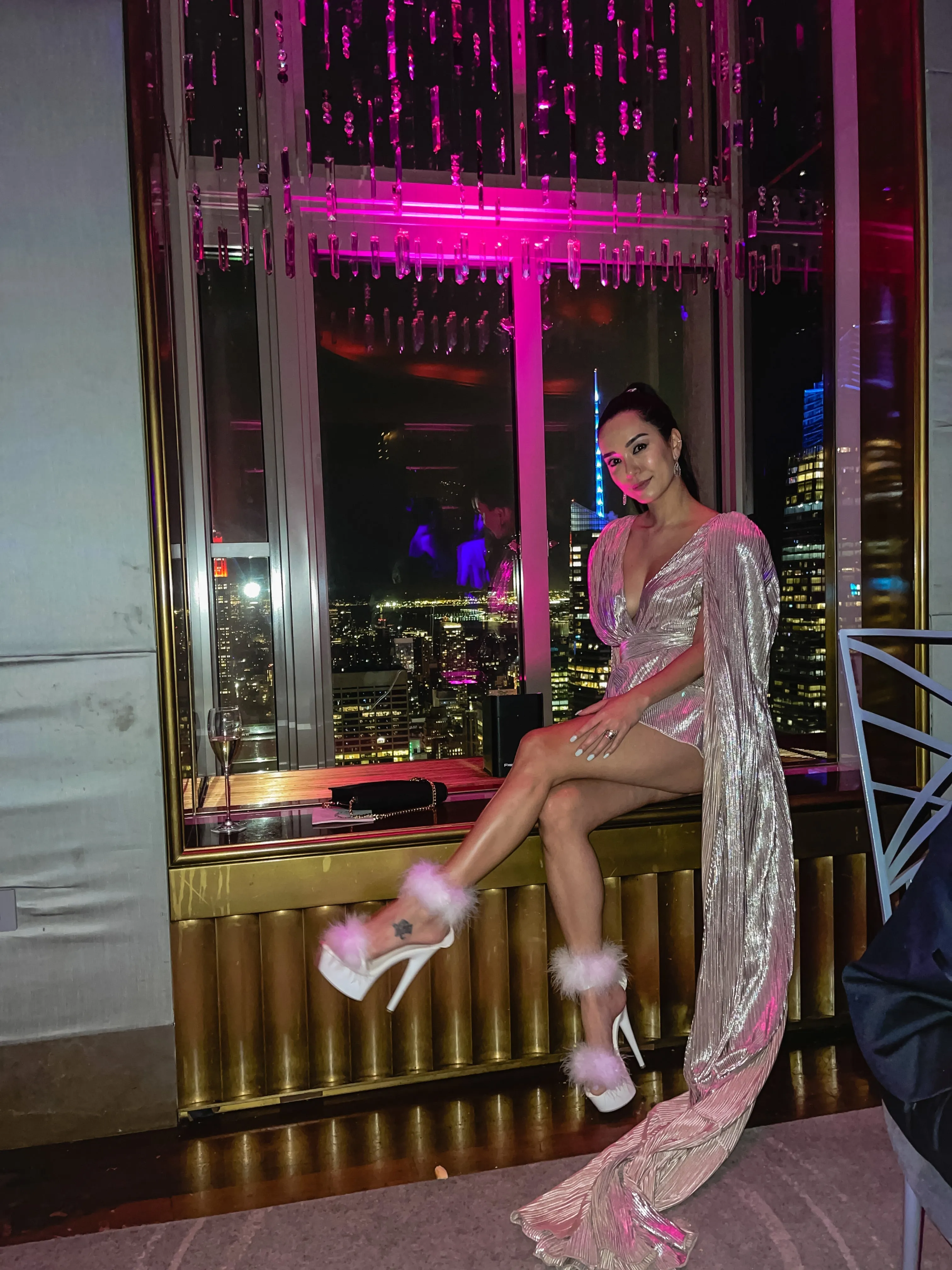 Gypsy Rose Lee Fluffy Platform Sandals
