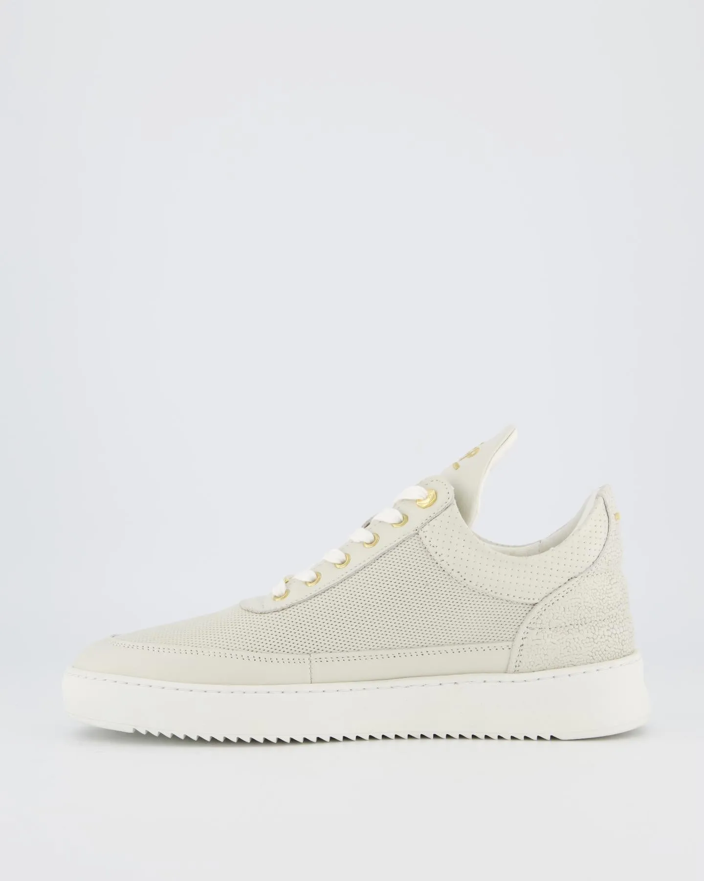 Heren Low Top Aten Sneaker Off White