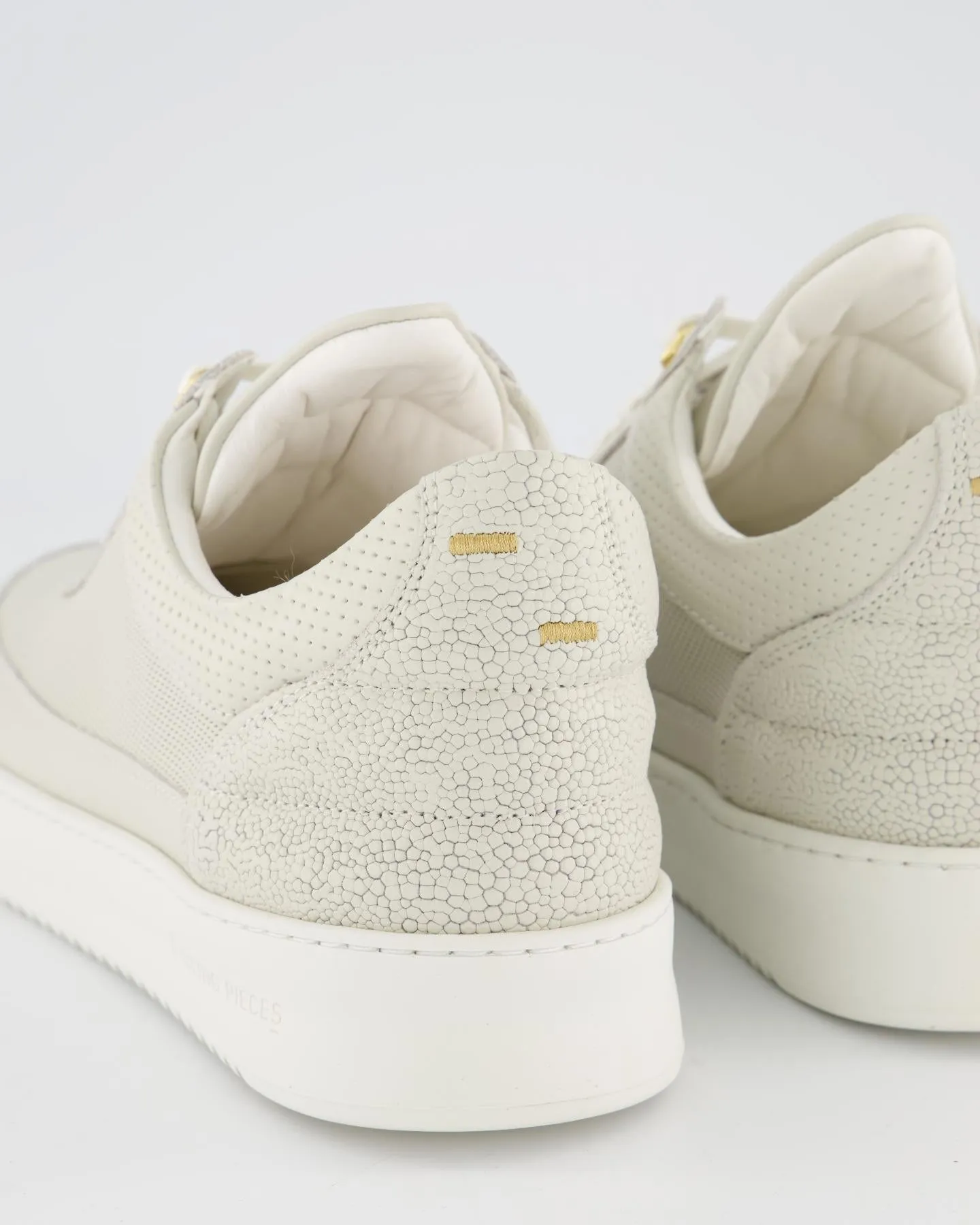 Heren Low Top Aten Sneaker Off White