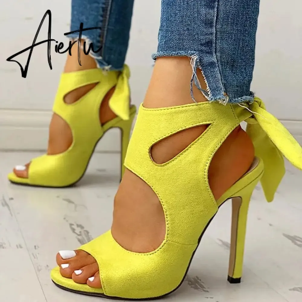 High Heels Women Shoes Sandals Transparent Sexy Snake-Shaped Women Sandals Design Stiletto Heel Gladiator Pumps Women Shoes