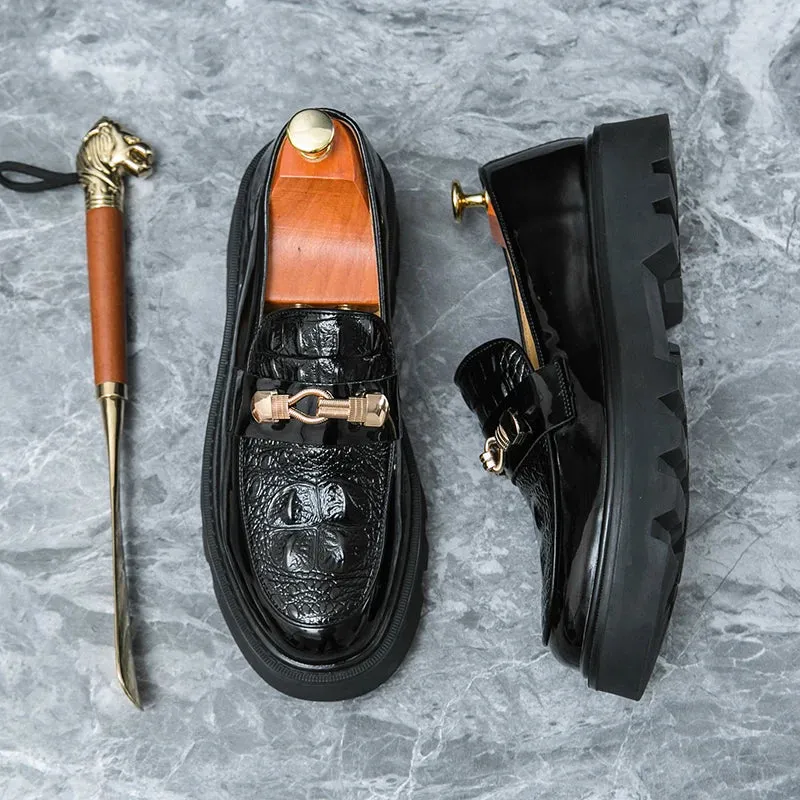 Hnzxzm New Black Loafers Men Pu Leather Shoes Breathable Slip-On Solid Casual Shoes Handmade Men Dress Shoes