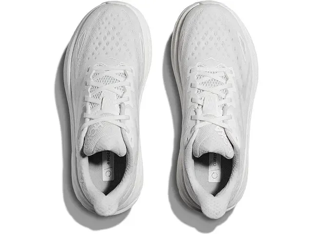 Hoka Womens Clifton 9- All White (1127896-WWH)