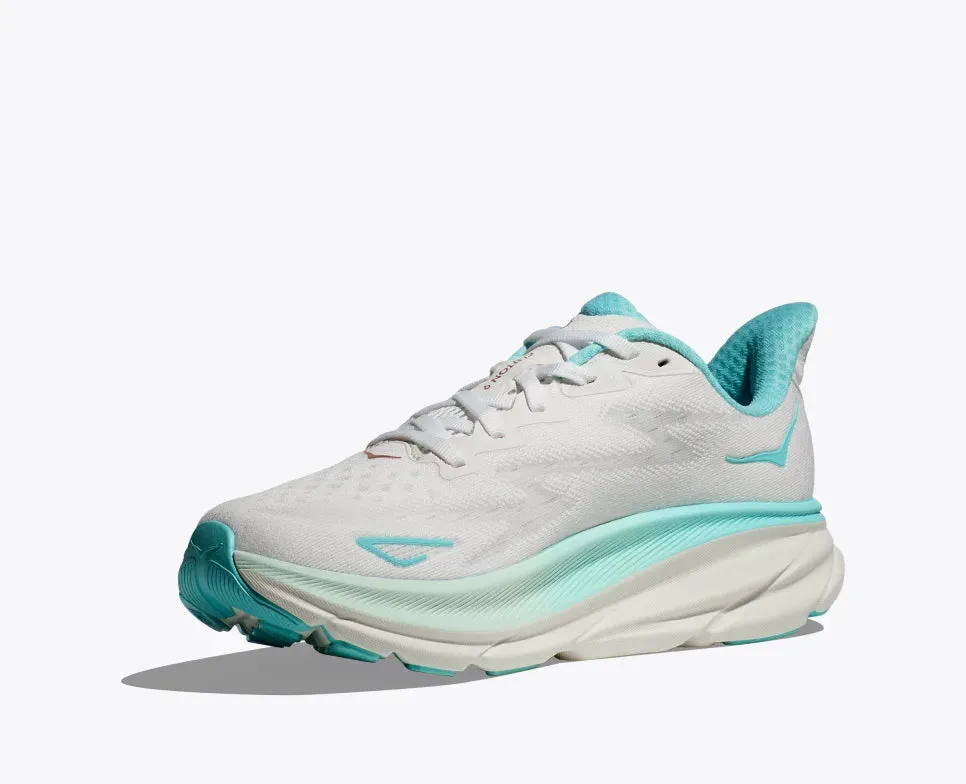 Hoka Womens Clifton 9-Frost/Rose Gold (1127896-FTRS)