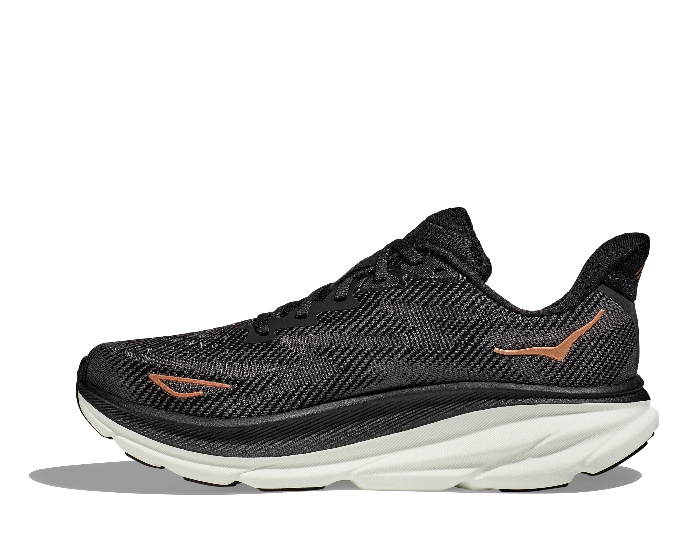 Hoka Womens Clifton 9 Wide - Black/Copper (1132211-BCPPR)