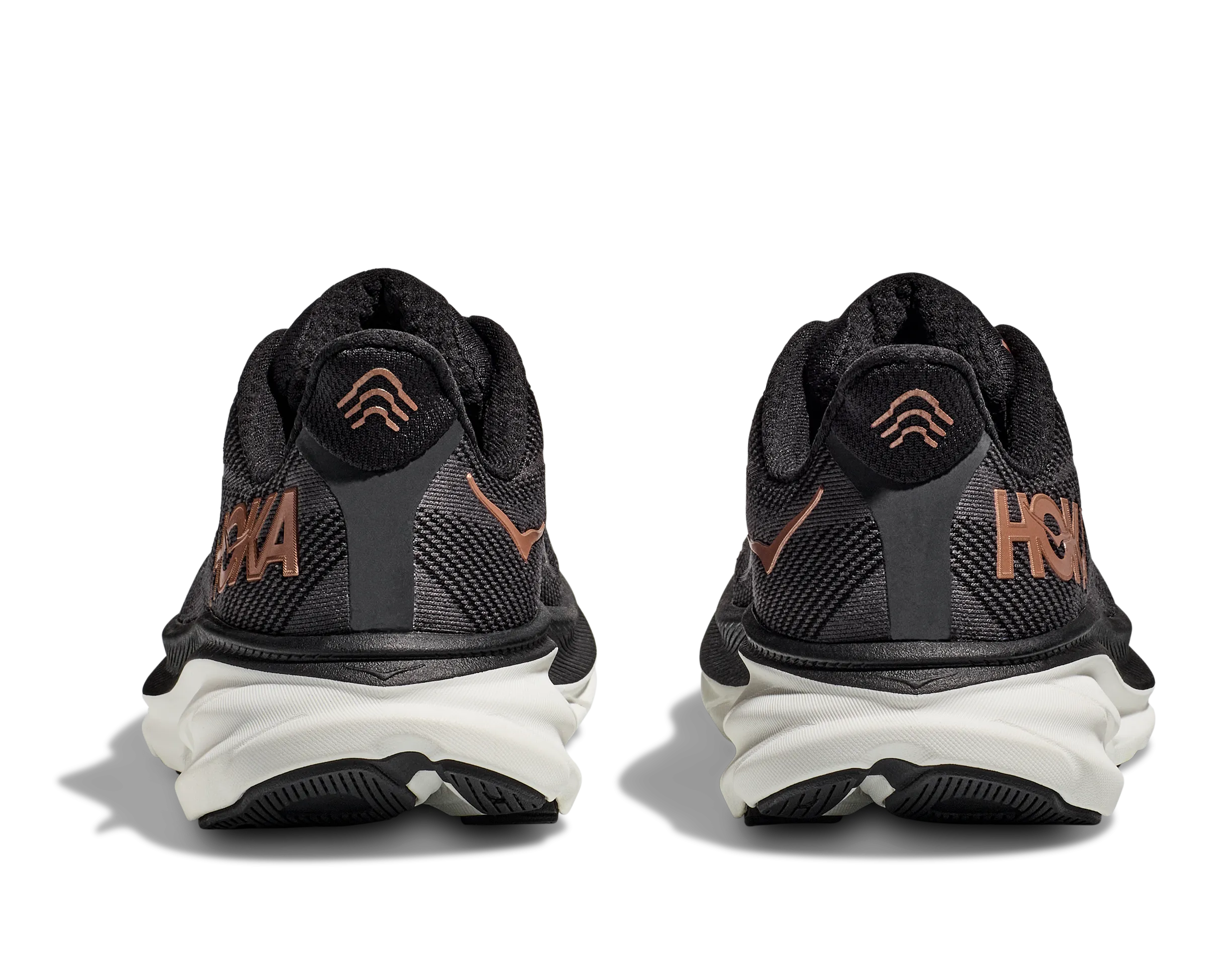 Hoka Womens Clifton 9 Wide - Black/Copper (1132211-BCPPR)