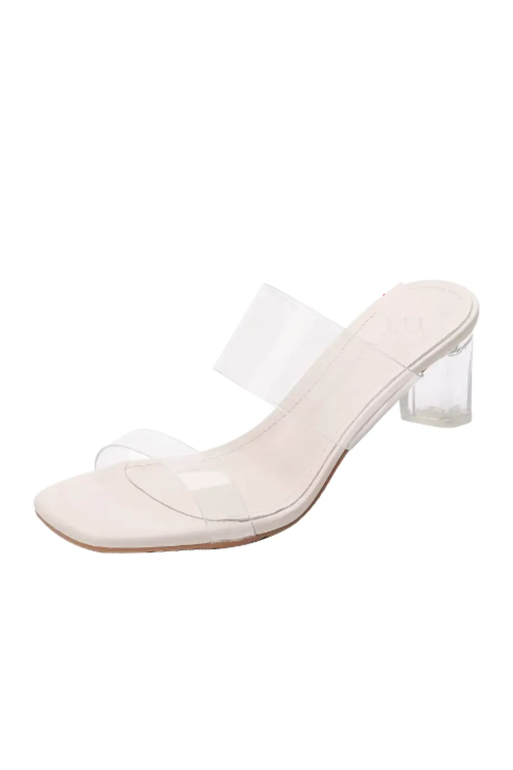 'Hudson'  Transparent High-Heeled Sandals