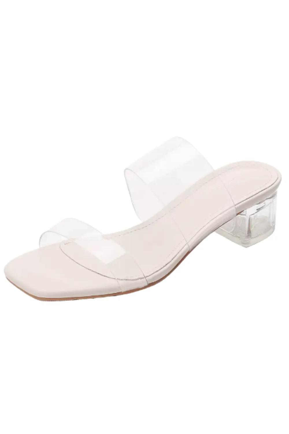 'Hudson'  Transparent High-Heeled Sandals