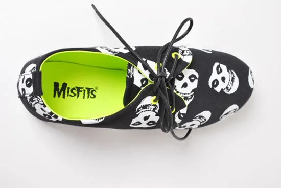Iron Fist - Misfits Oxford Flexi Flat in Black