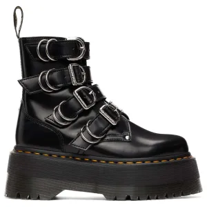 Jadon Max Hardware Full Grain Smooth Leather Women's Platform Boots