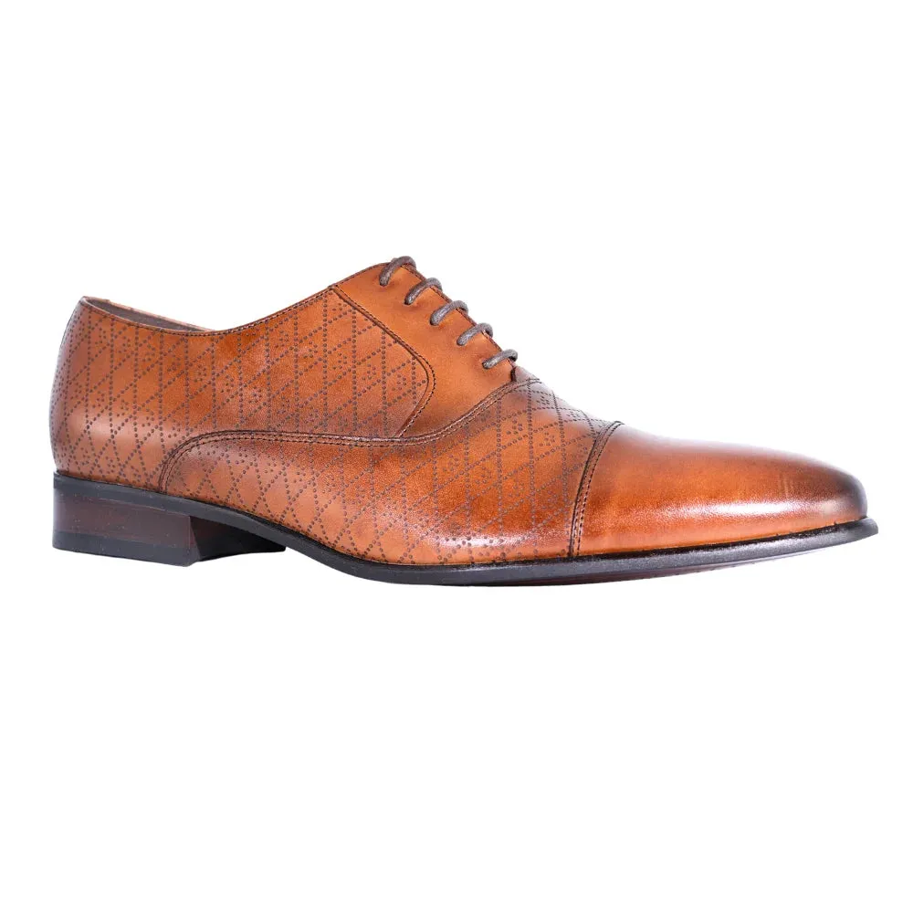 John Drake Toe-Cap Derby in Brown