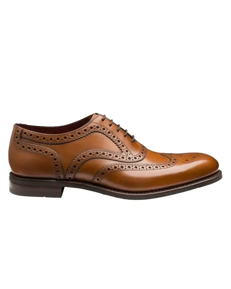 Kerridge Oxford Brogue Shoes - Cedar Brown