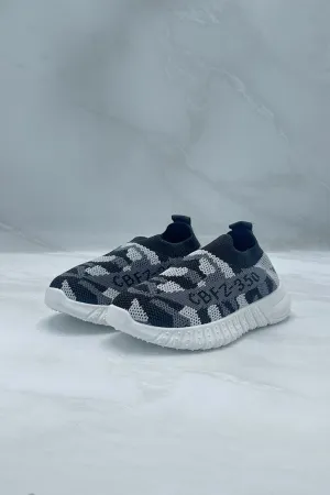 Kids Color Block Breathable Slip-on Sneakers- FDs