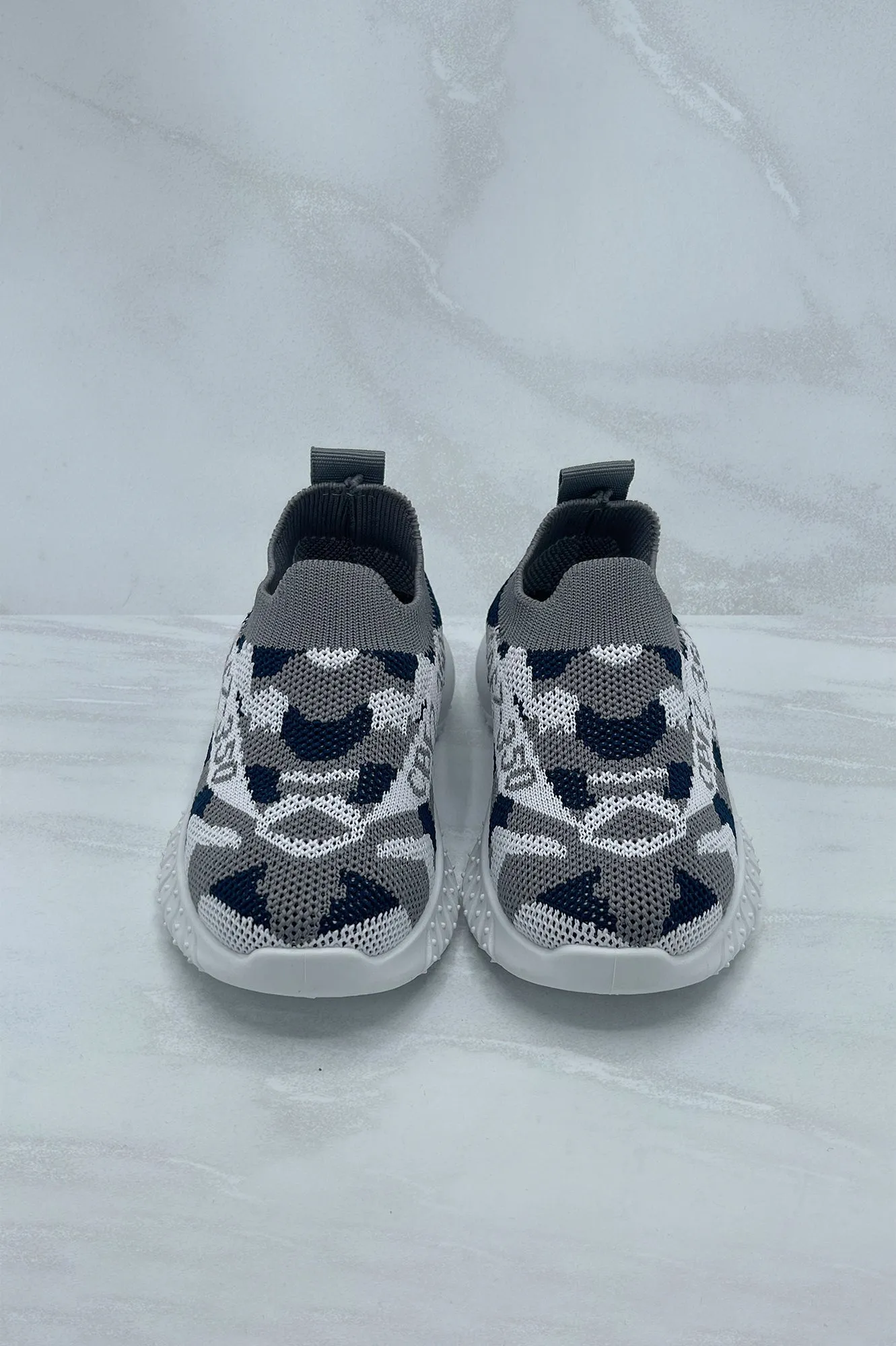 Kids Color Block Breathable Slip-on Sneakers- FDs
