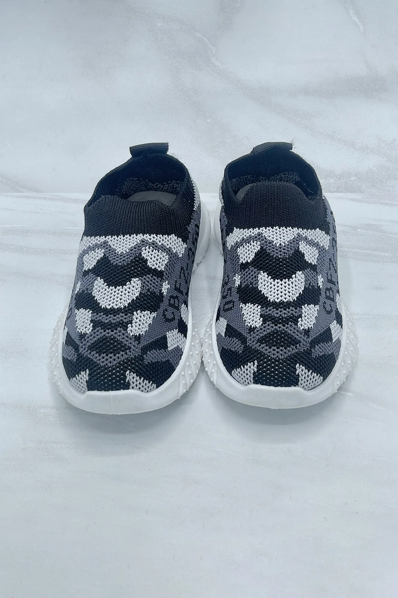 Kids Color Block Breathable Slip-on Sneakers- FDs