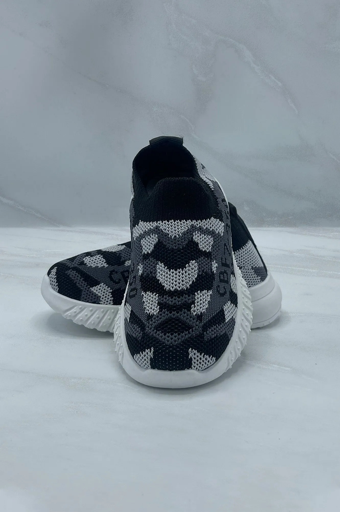 Kids Color Block Breathable Slip-on Sneakers- FDs