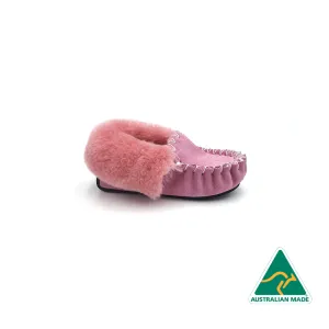 Kid's Pink Moccasins
