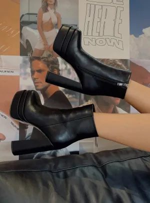 Last Time Boots Black