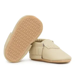 Latte Hard Sole Moccasins