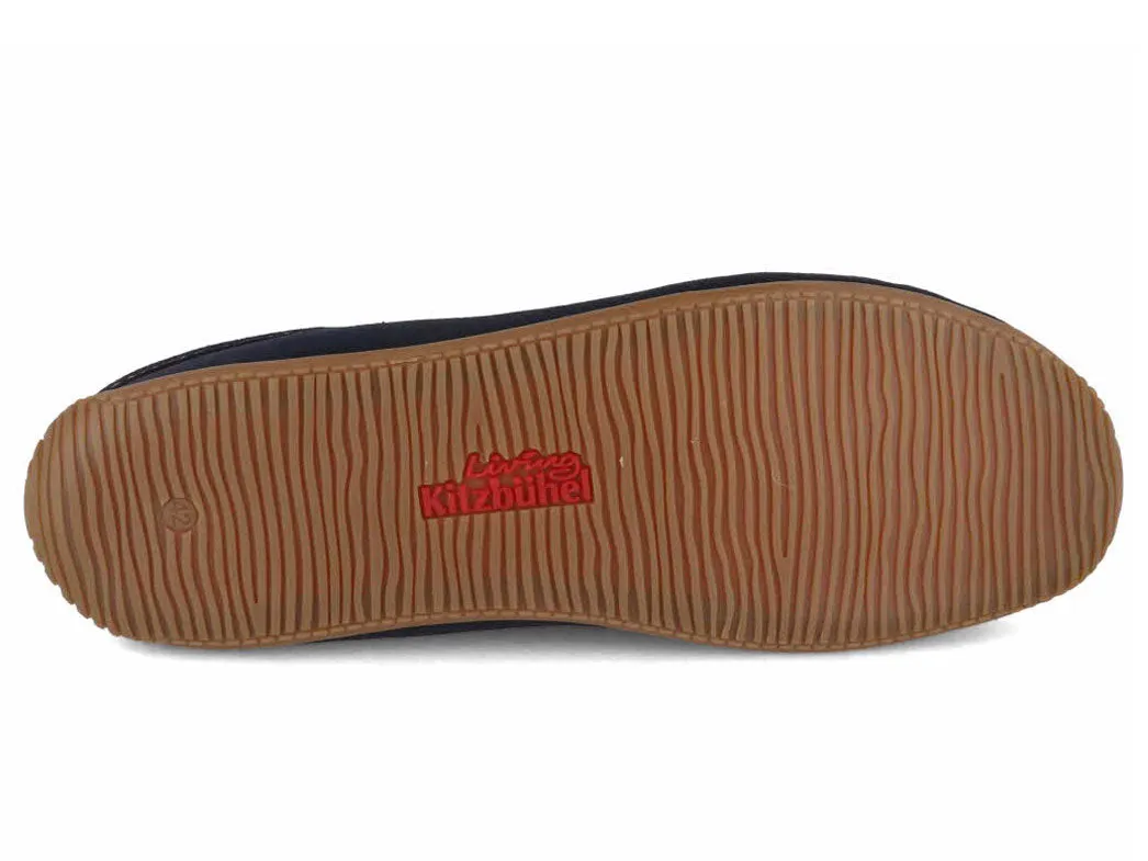 Living Kitzbuehel Men's Sheepskin Moccasins, Night Blue
