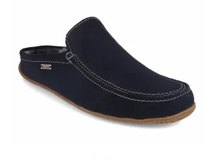 Living Kitzbuehel Men's Sheepskin Moccasins, Night Blue