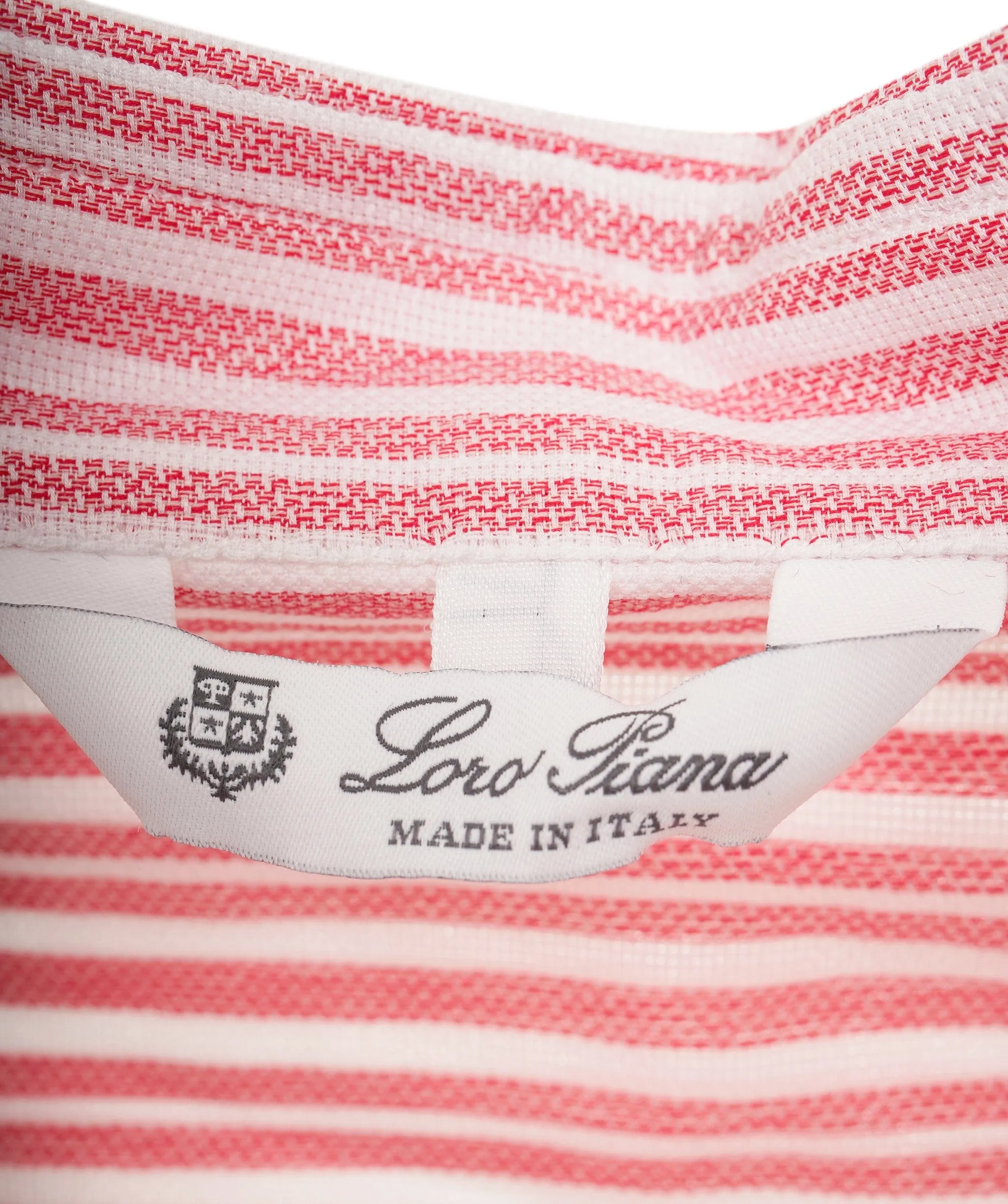 Loro Piana Red/white oxford shirt  ASL8480