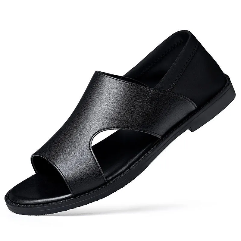 Men's Breathable Cool Leather Sandals