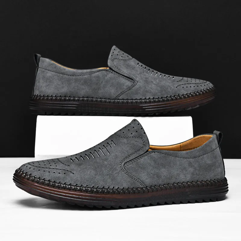 Men's Comfort Handmade Breathable Leather Casual Shoes