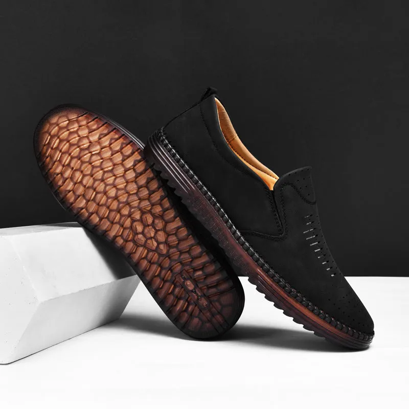 Men's Comfort Handmade Breathable Leather Casual Shoes