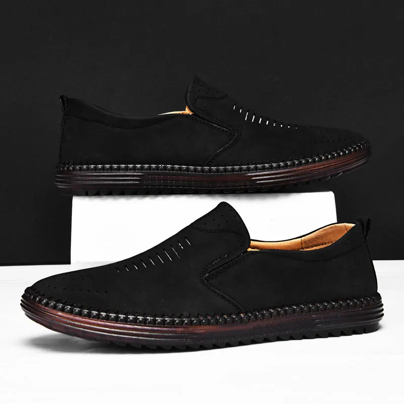Men's Comfort Handmade Breathable Leather Casual Shoes