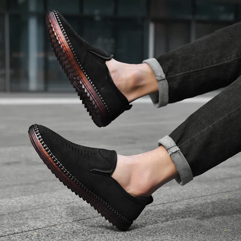 Men's Comfort Handmade Breathable Leather Casual Shoes