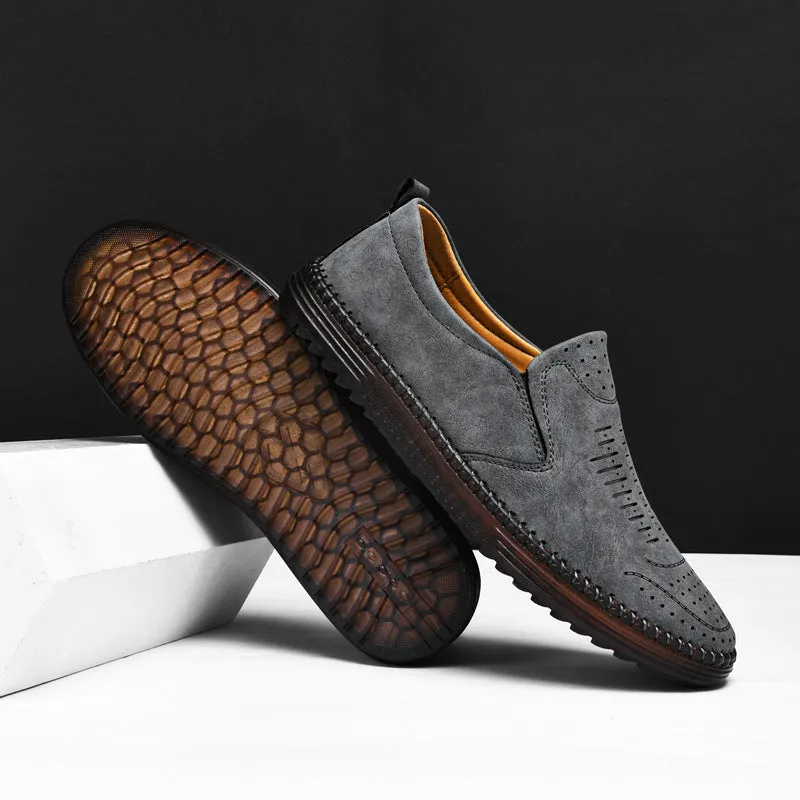Men's Comfort Handmade Breathable Leather Casual Shoes