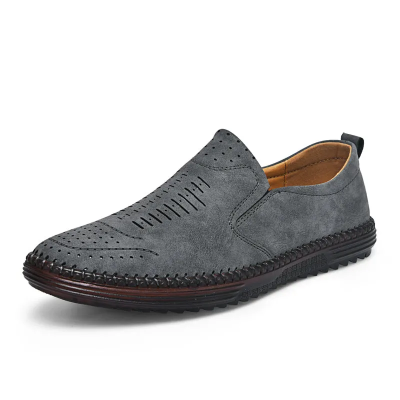 Men's Comfort Handmade Breathable Leather Casual Shoes