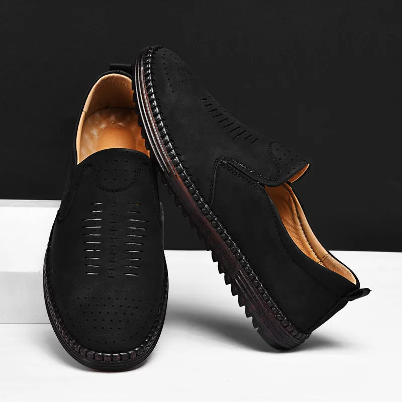 Men's Comfort Handmade Breathable Leather Casual Shoes