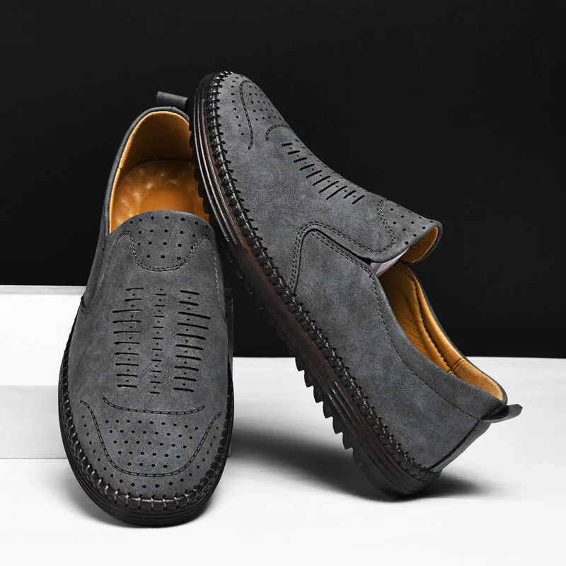 Men's Comfort Handmade Breathable Leather Casual Shoes