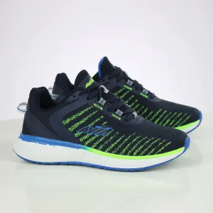Men's Striped Mesh Shoes,Navy
