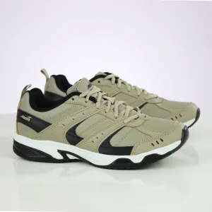 Men's Visible embossed rubber Shoes,Greige