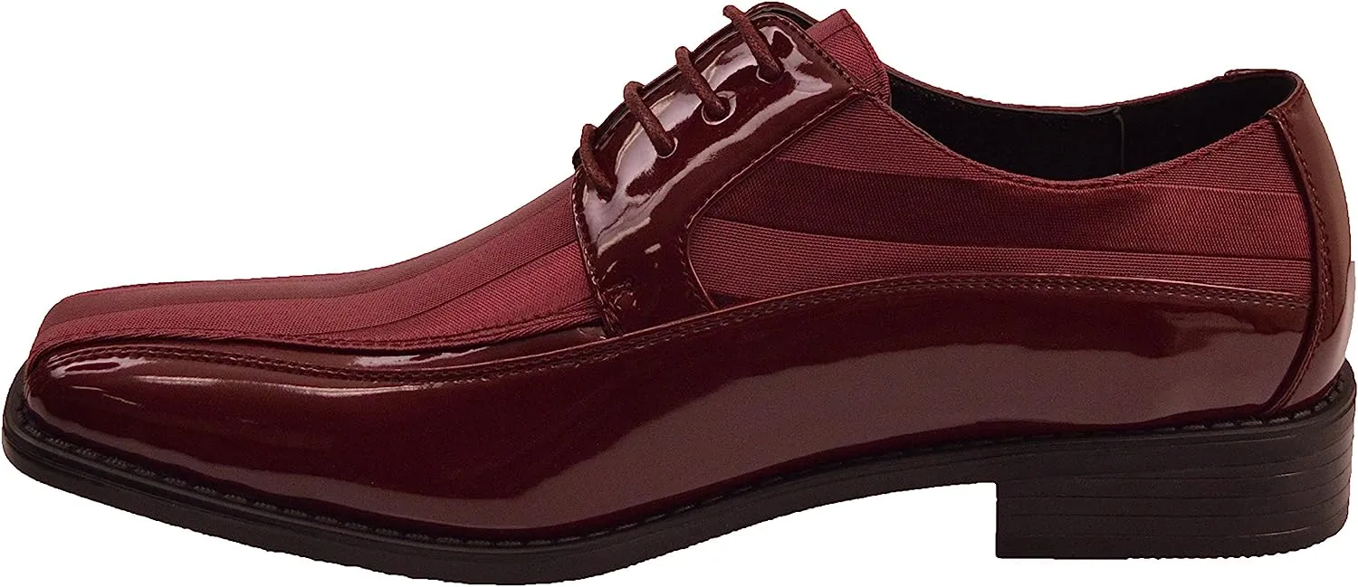 Men's White Formal Oxford Style Dress Shoes