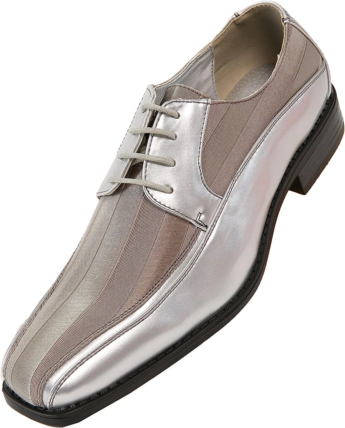 Men's White Formal Oxford Style Dress Shoes