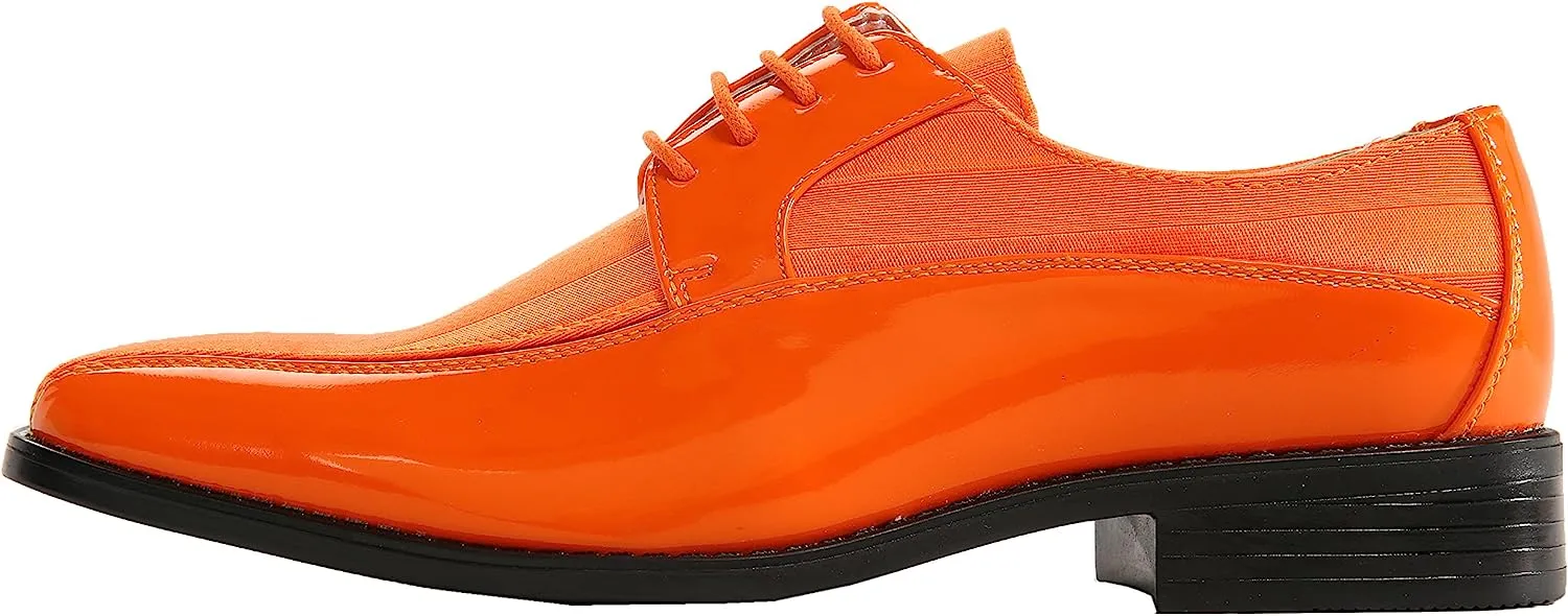 Men's White Formal Oxford Style Dress Shoes