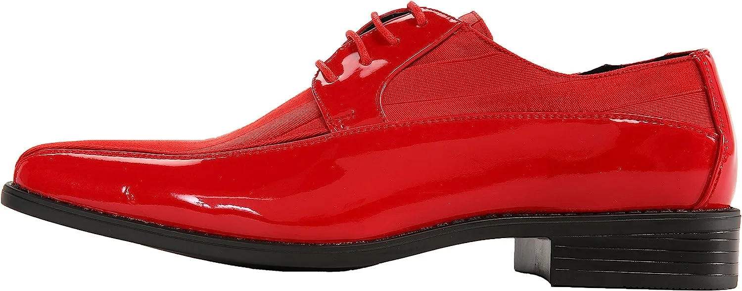 Men's White Formal Oxford Style Dress Shoes